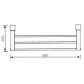 Modischer Messing fester einlagiger Badetuchhalter